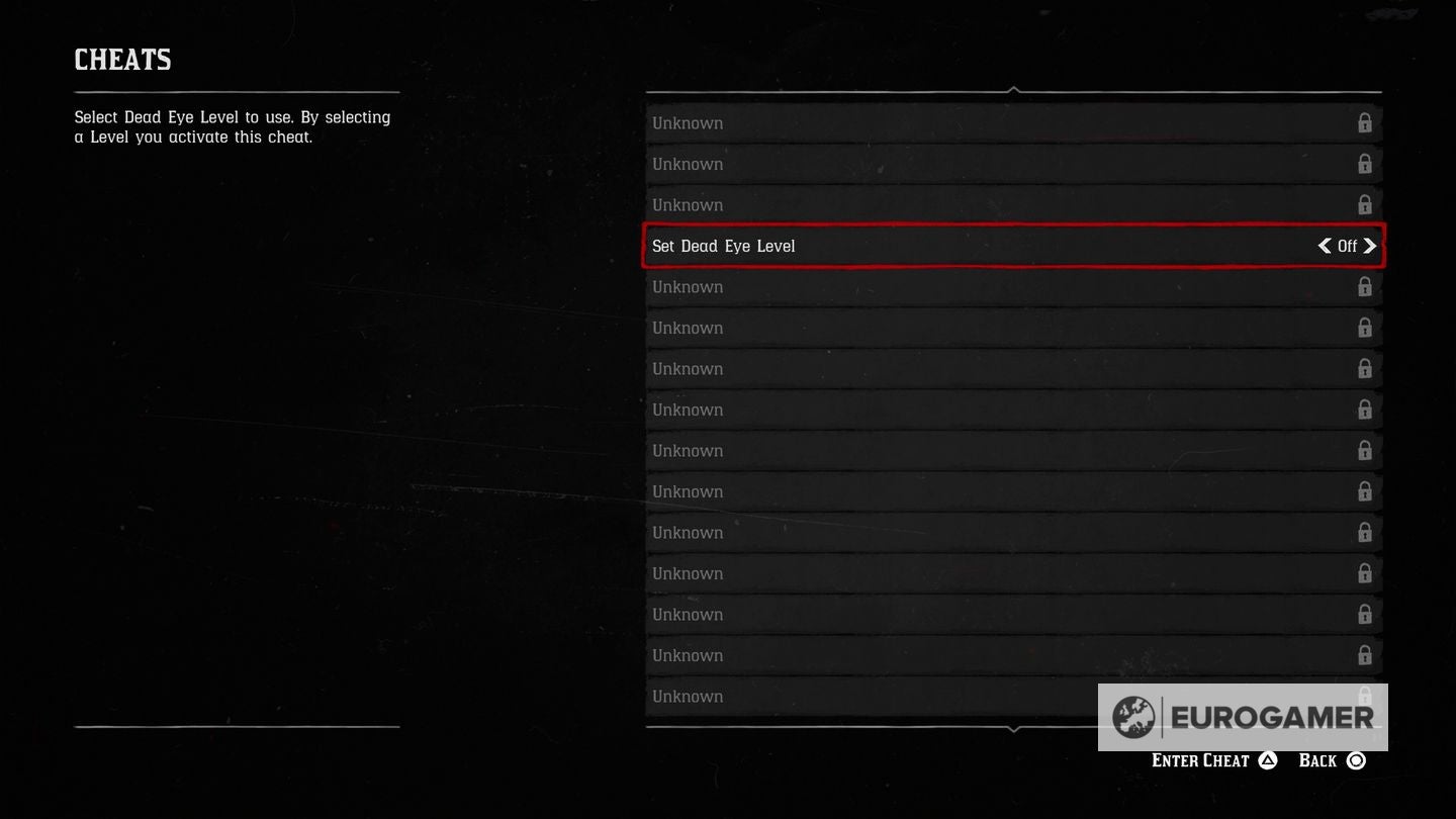 how to add cheats in red dead 2